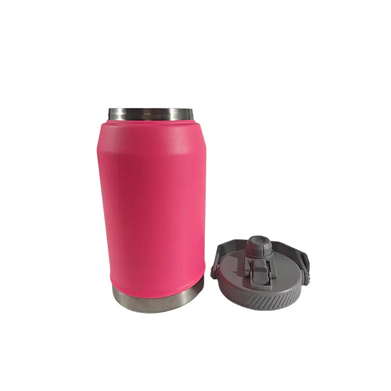 Double Drinking Stainless Steel Water Bottle Portable Design