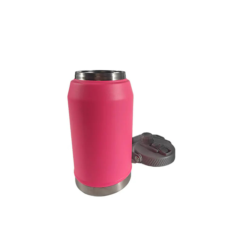 Double Drinking Stainless Steel Water Bottle Portable Design