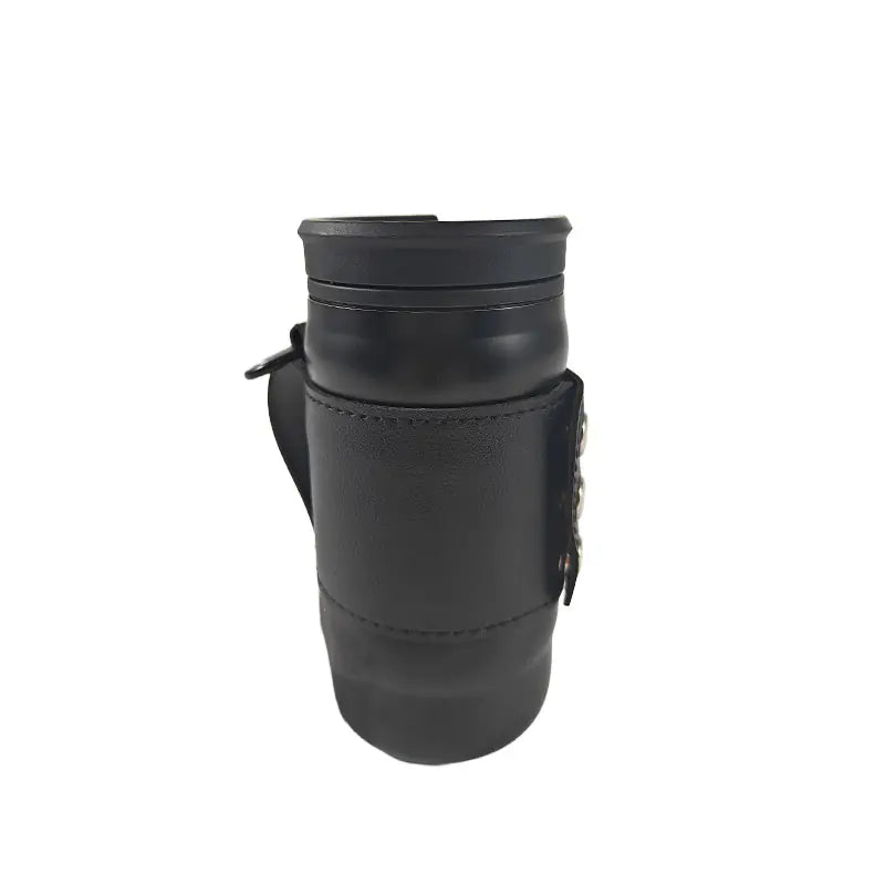 Leather Style Travel Mug with Stainless Steel Interior