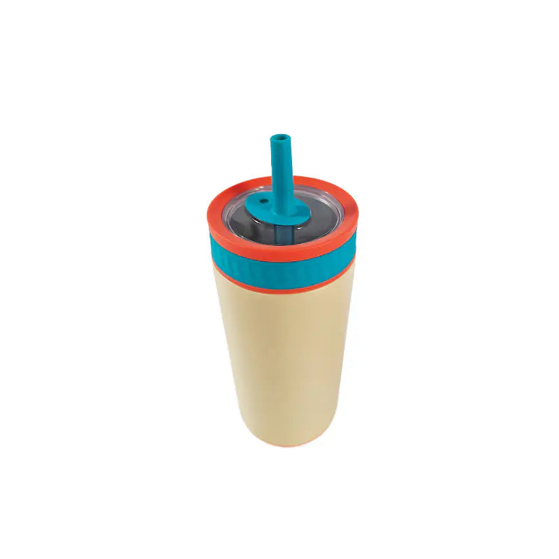 Stainless Steel Tumbler with Straw Lid for Daily Use