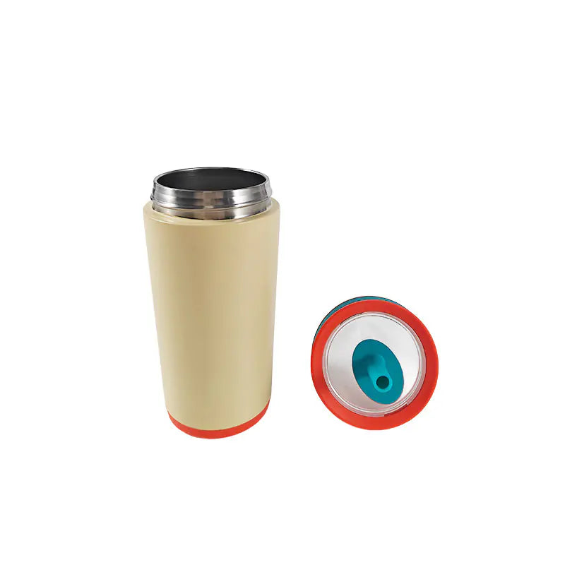 Stainless Steel Tumbler with Straw Lid for Daily Use