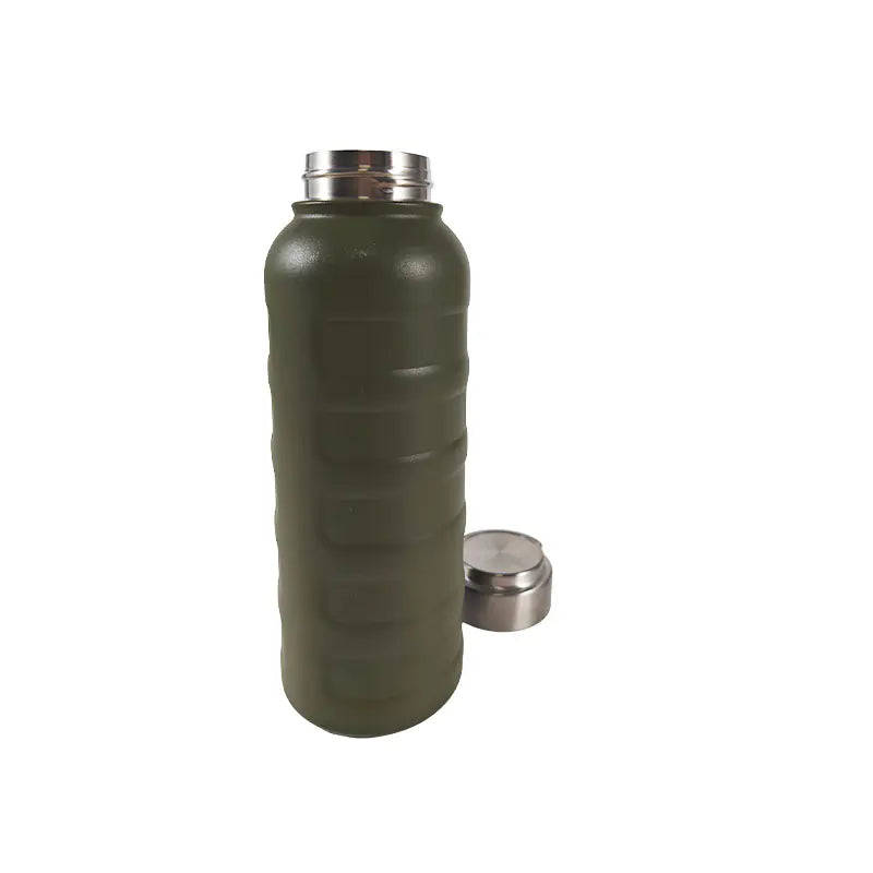 Double Layer Stainless Steel Water Bottle with Screw Lid