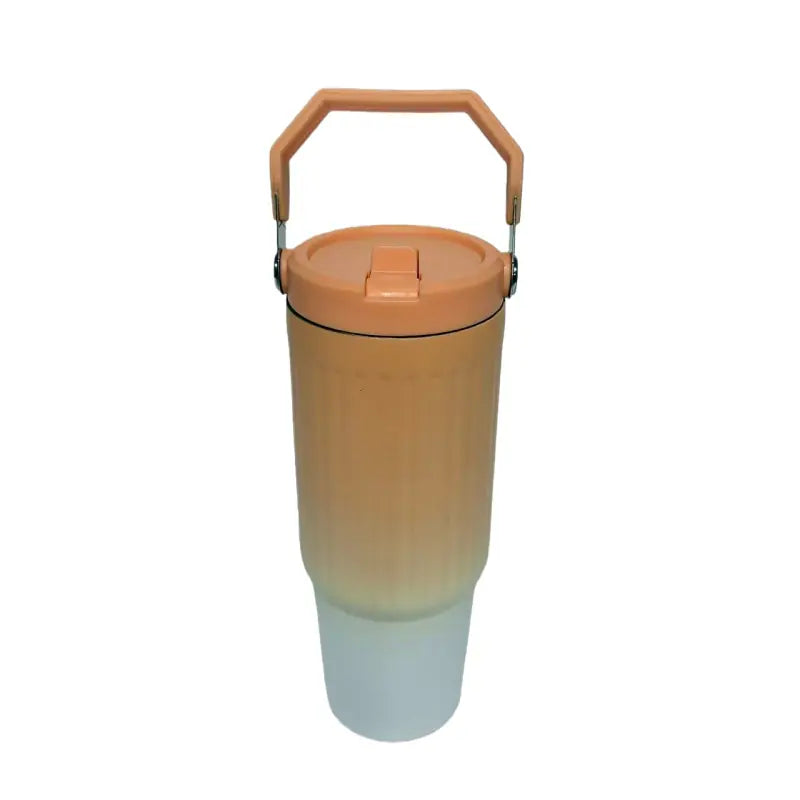 30oz Two-Tone Gradient Tumbler with Handle for Daily Use