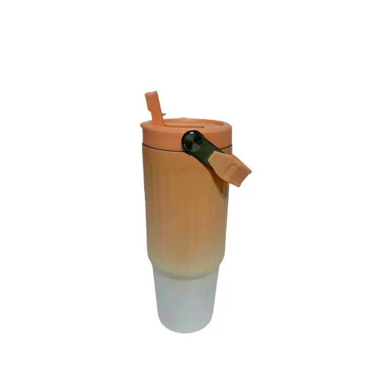 30oz Two-Tone Gradient Tumbler with Handle for Daily Use