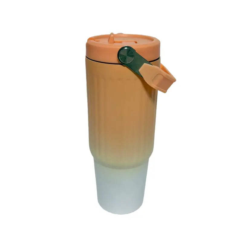 30oz Two-Tone Gradient Tumbler with Handle for Daily Use